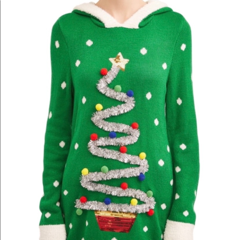 Green Ugly Christmas Sweater Size M